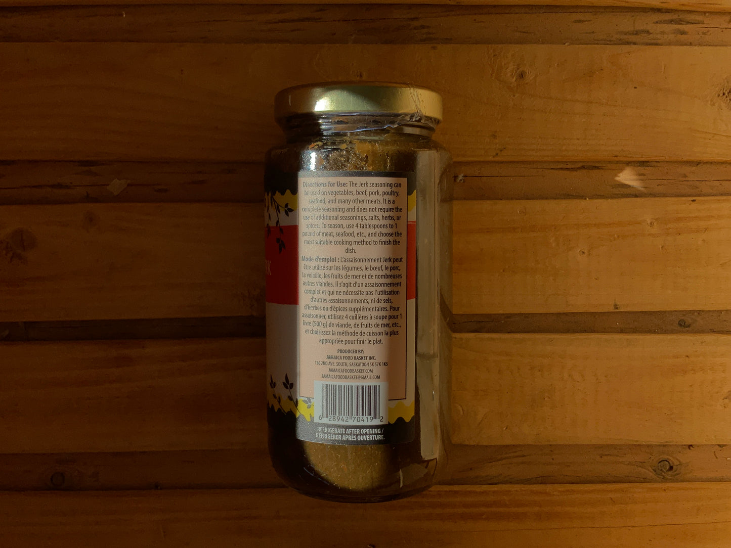 Jamaica Food Basket - Jamaican Jerk Seasoning - Spicy