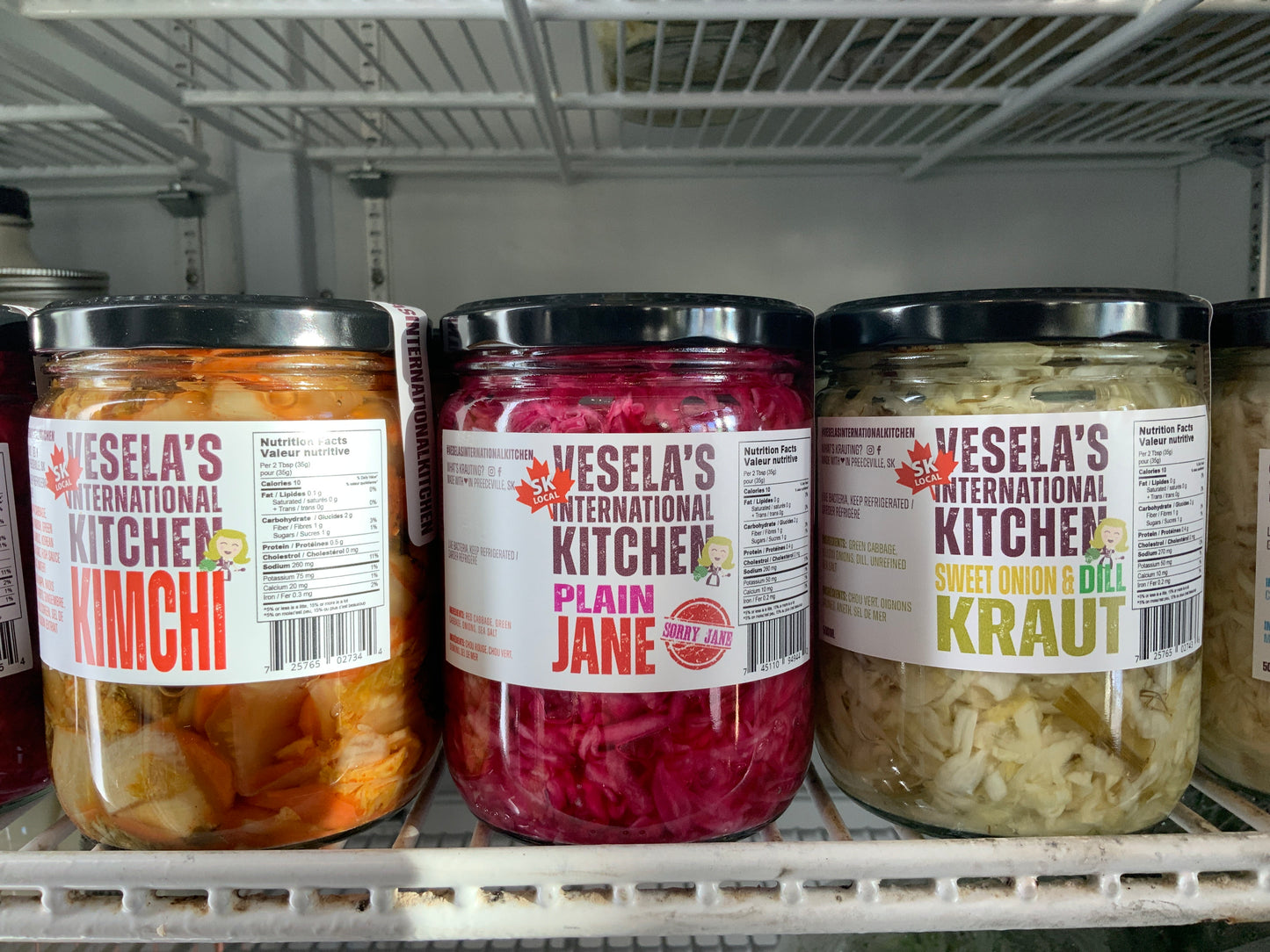 Vesela's International Kitchen - Small Plain Jane RED Kraut