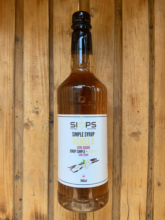 Powerhouse Endeavours - Simps Simple Syrup - Vanilla - Zero Sugar