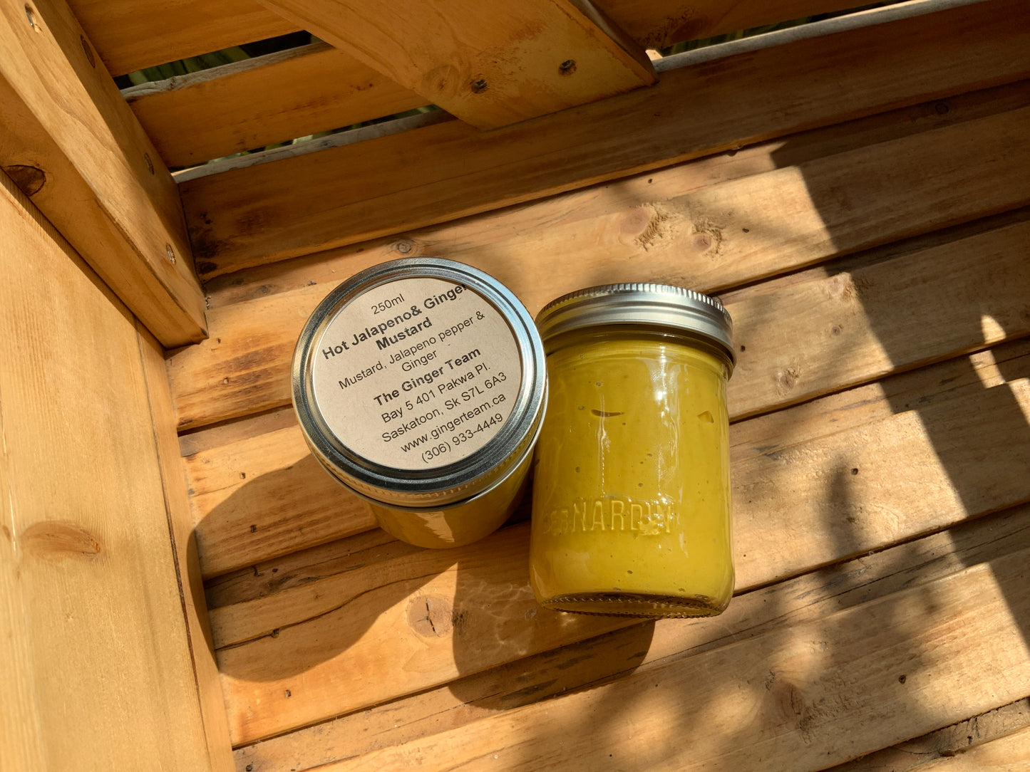 Powerhouse Endeavours - Large Hot Jalapeño Dijon Ginger Mustard - 250ml