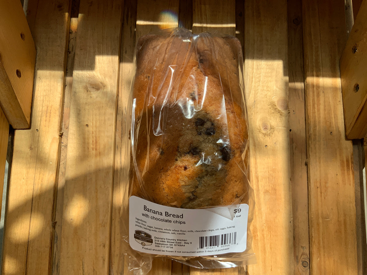 Donna’s Country Kitchen - Loaves - Banana Bread (with chocolate chips)