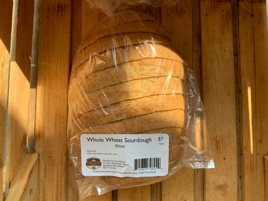 Donna’s Country Kitchen - Bread - Sourdough - Whole Wheat - Sliced