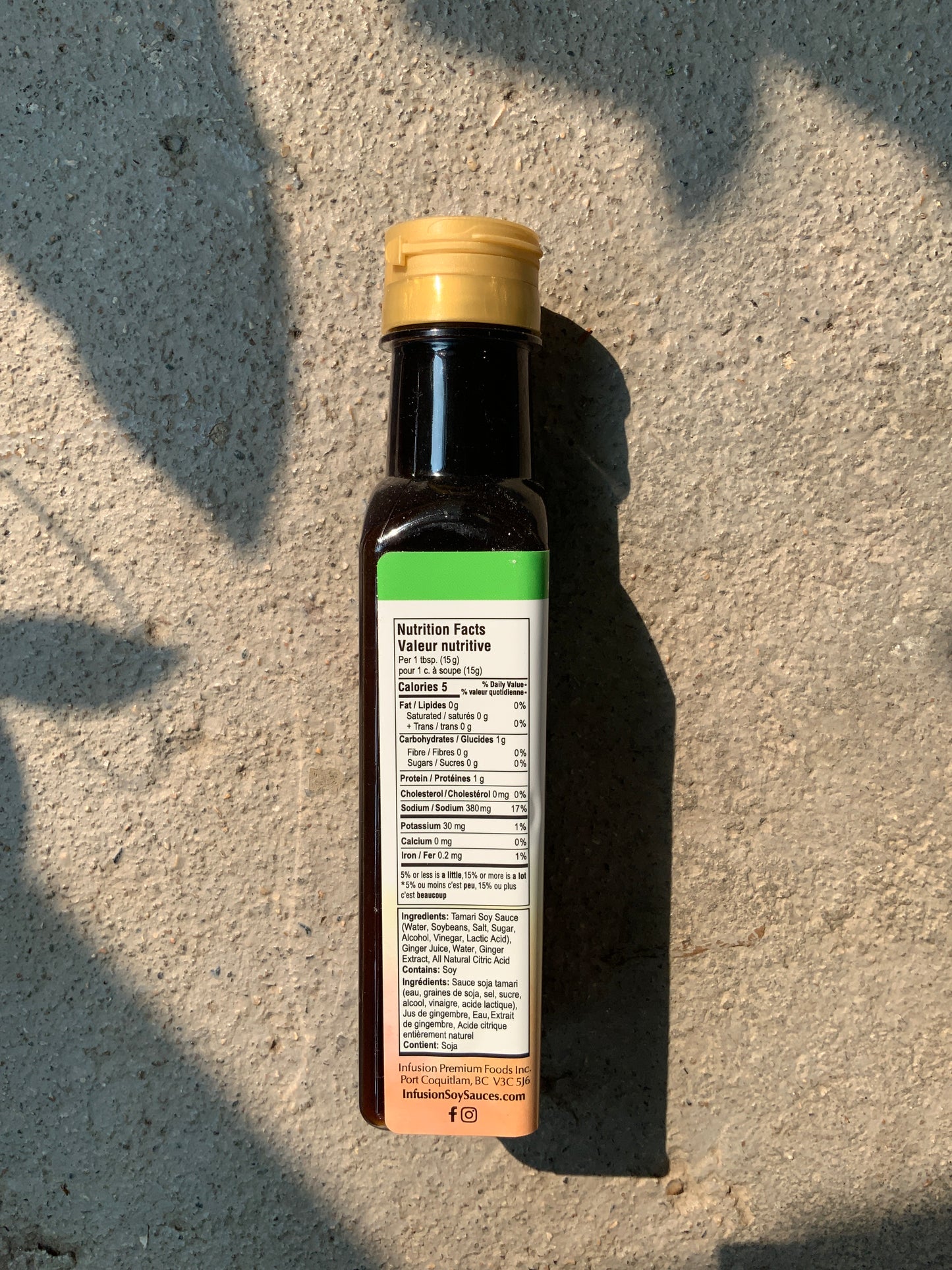 Infusion Premium Foods Inc. - Ginger Soy Sauce