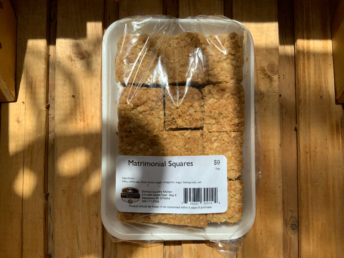 Donna’s Country Kitchen - Cakes/Squares - Matrimonial Square