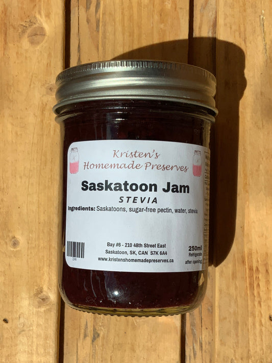 Kristen’s Preserves - Sugar Free (Stevia) - Saskatoon Jam