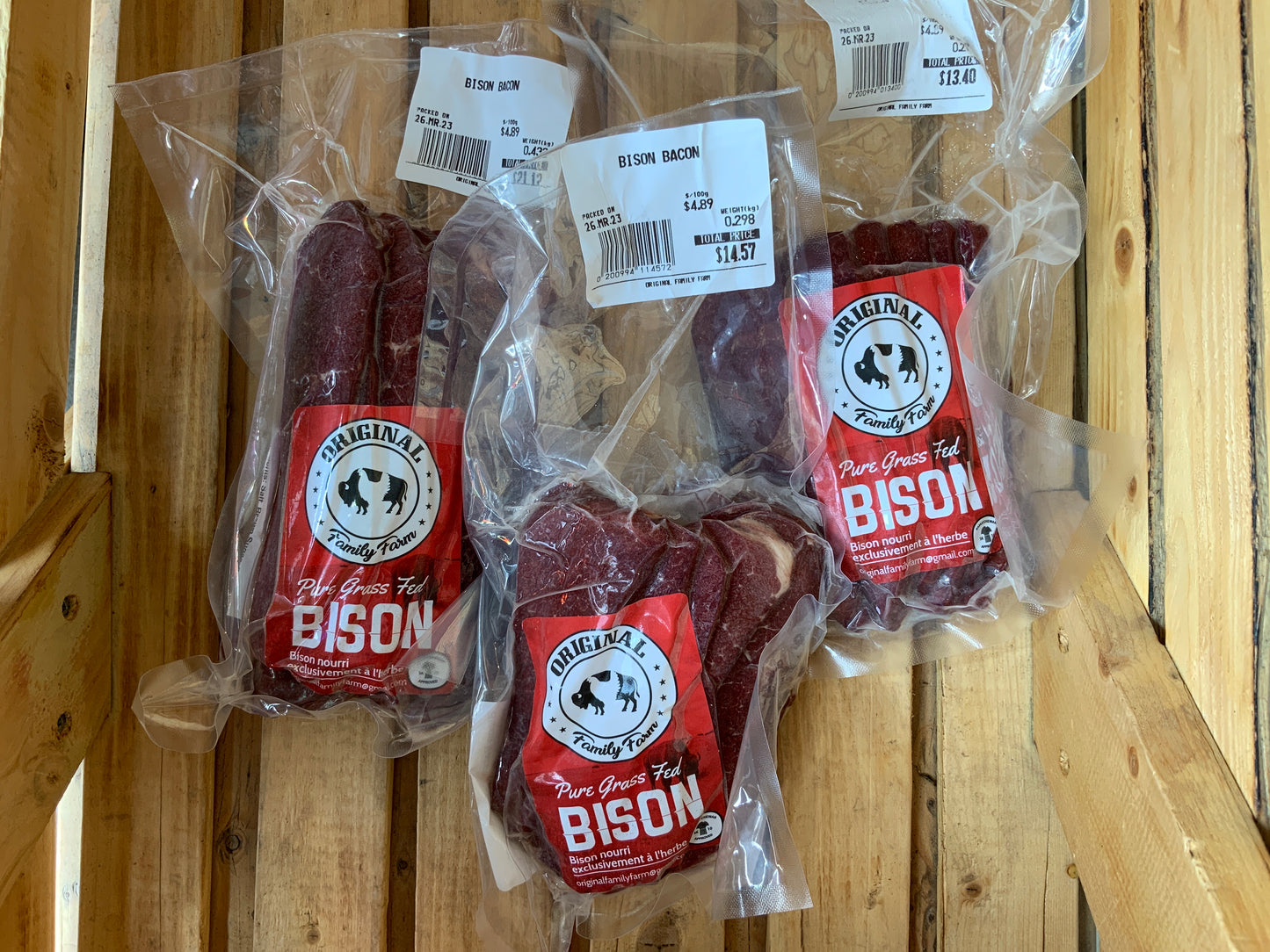 Original Family Farms - Bison Bacon (~225g)