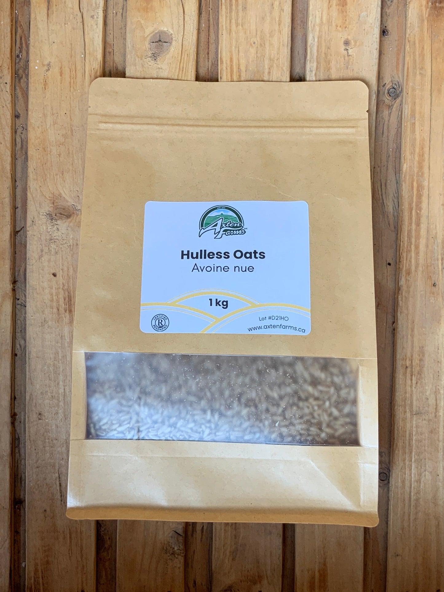 Axten Farms Ltd. - 1kg Hulless Oats
