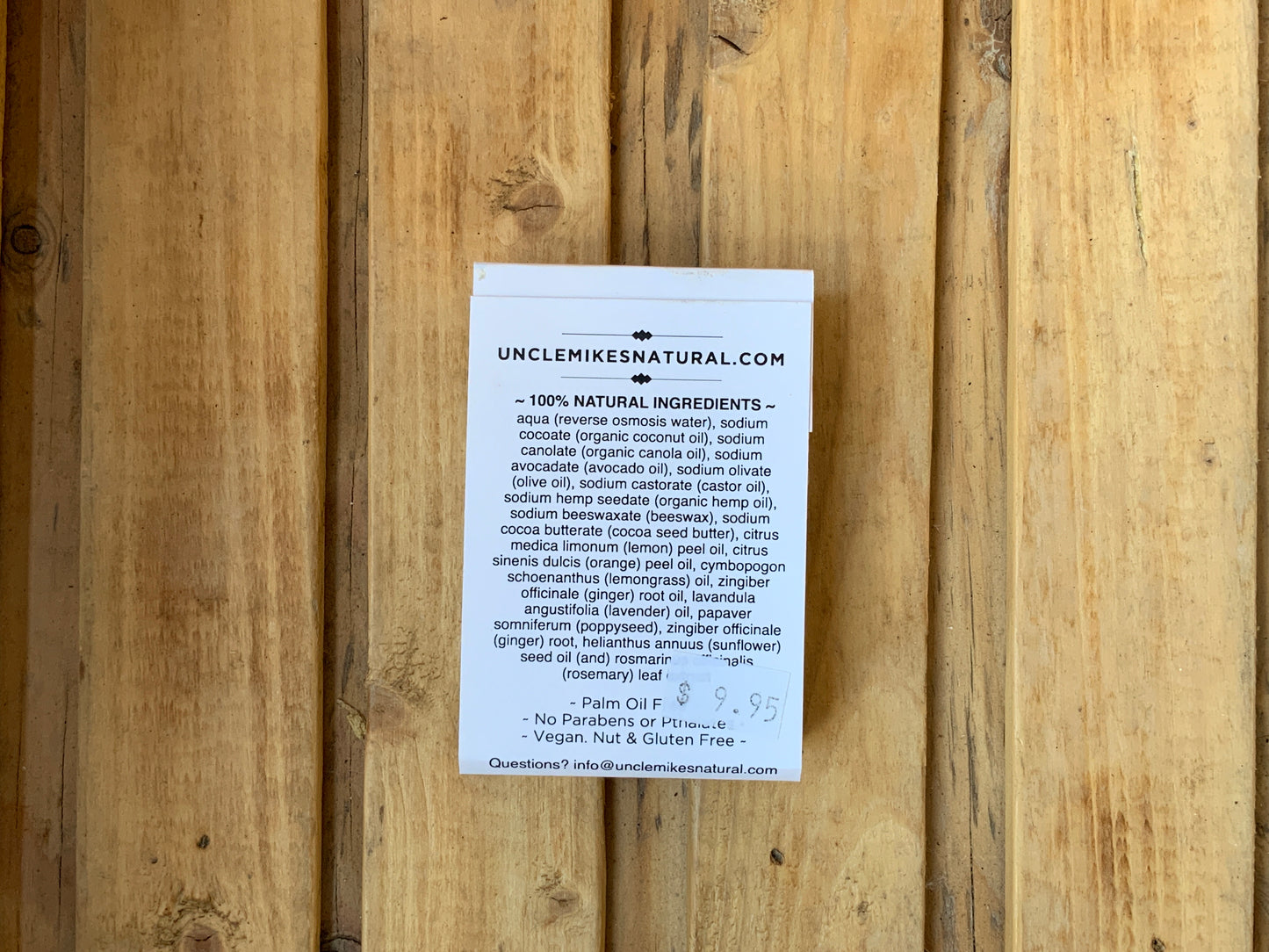 Uncle Mike’s - Soap Bars - Hemp Orange Patchouli