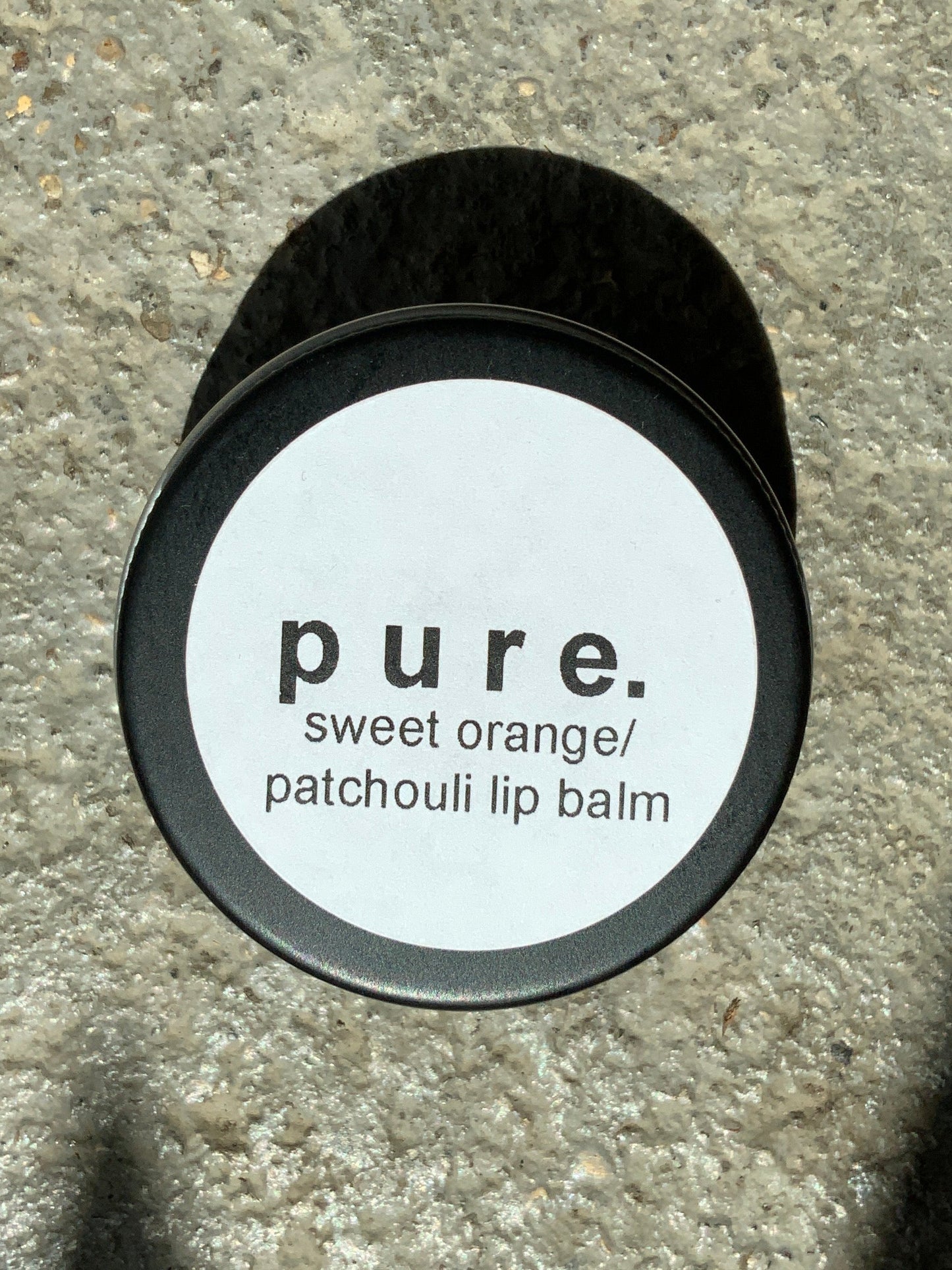 Pure Bath & Body - Tin Lip Balm - Sweet Orange Patchouli