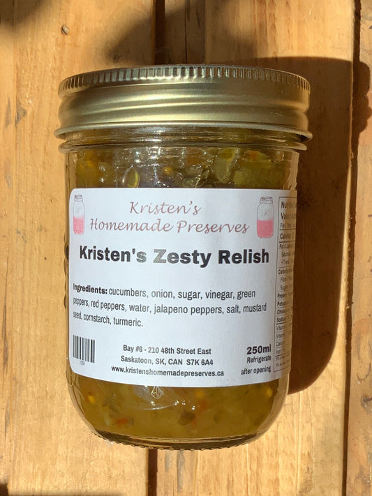 Kristen’s Preserves - Relish - Kristen's Zesty (250ml)