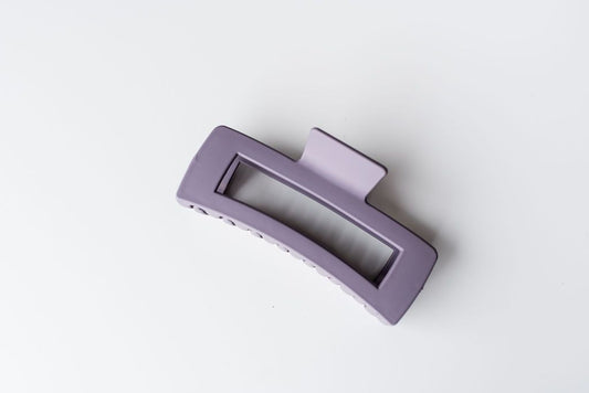Deep Purple XL Hair Claw Clip Created Mother handmade & curated by Tanis Harder based out of Winnipeg, MB.