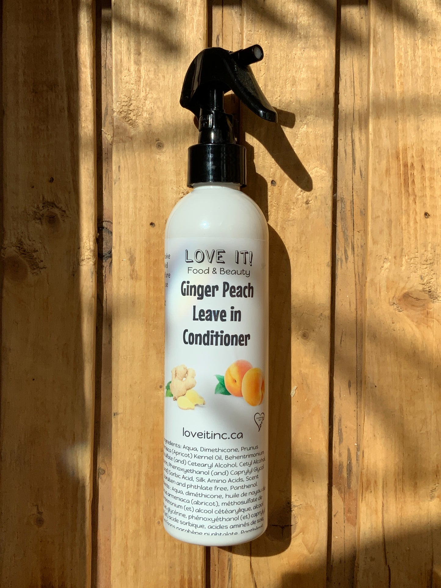 Love It Food & Beauty Inc. - Leave In conditioner - Ginger Peach