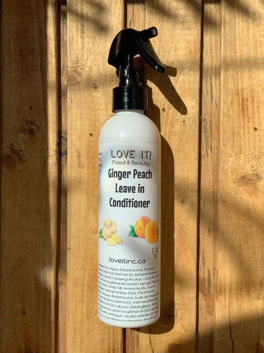 Love It Food & Beauty Inc. - Leave In conditioner - Ginger Peach