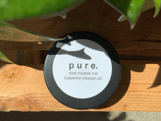 Pure Bath & Body - Sore Muscle Rub - Cayenne