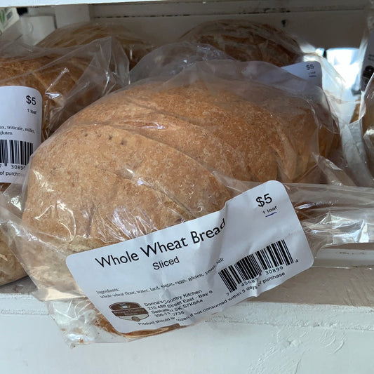 Donna’s Country Kitchen - Bread - Whole-Wheat - Sliced