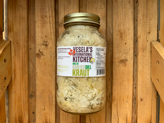 Vesela's International Kitchen - Large Garlic Dill Kraut