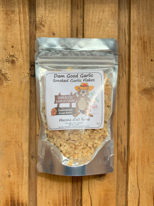 Dam Good Garlic - Garlic Flakes - Smoked