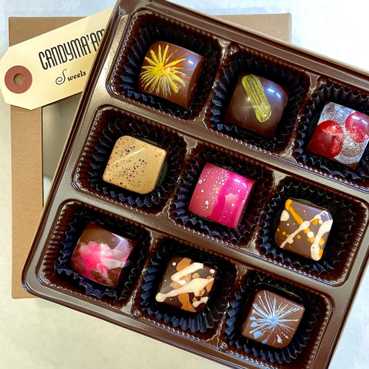 Candyma’am Sweets - Assorted Bonbons Box of 9