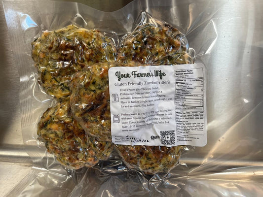 Your Farmer's Wife Zucchini Fritters (Frozen & Gluten-Friendly)