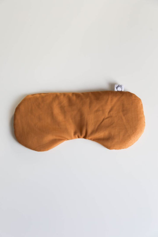 Mustard - Therapy Eye Mask Created Mother handmade & curated by Tanis Harder based out of Winnipeg, MB.