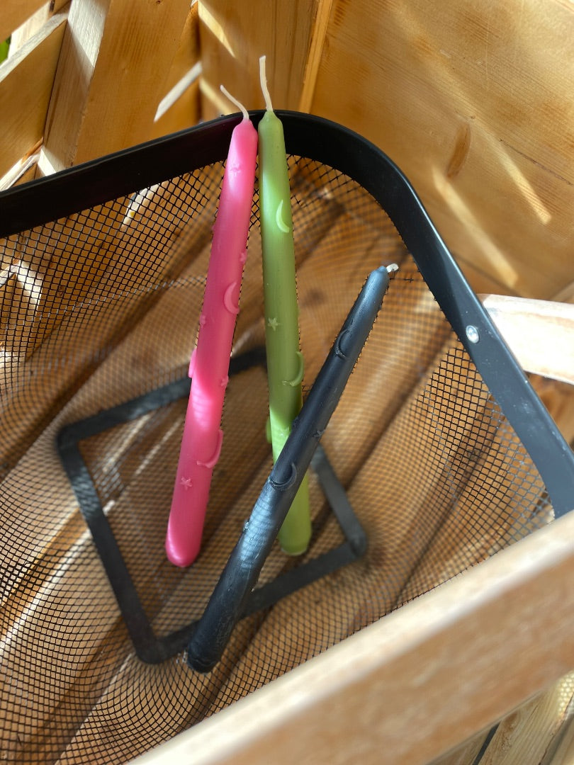 Five of Hearts - Stars & Moon Taper