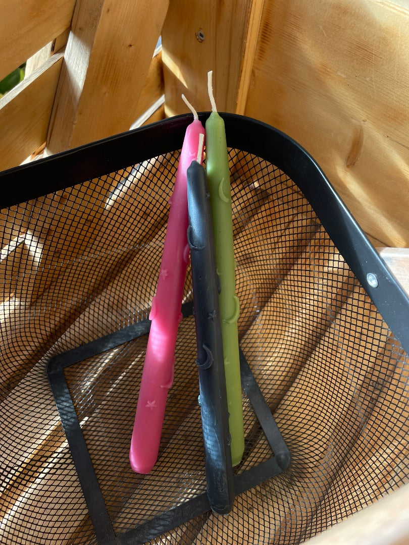 Five of Hearts - Stars & Moon Taper