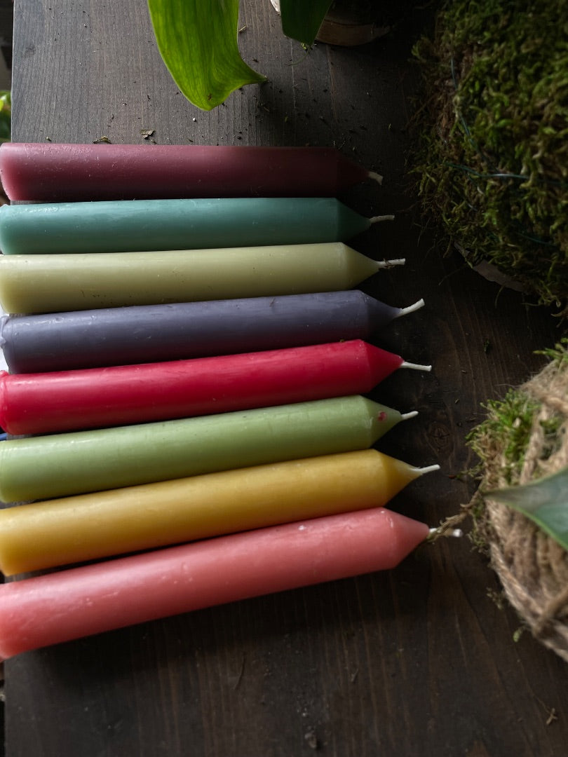 Five of Hearts - Mini Taper Candles
