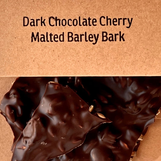 Candyma’am Sweets - Dark Chocolate Cherry Malted Barley Bark