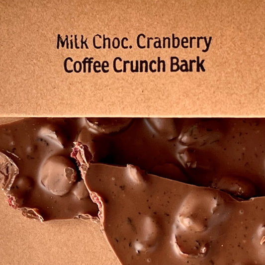 Candyma’am Sweets - Milk Chocolate Cranberry Coffee Crunch Bark