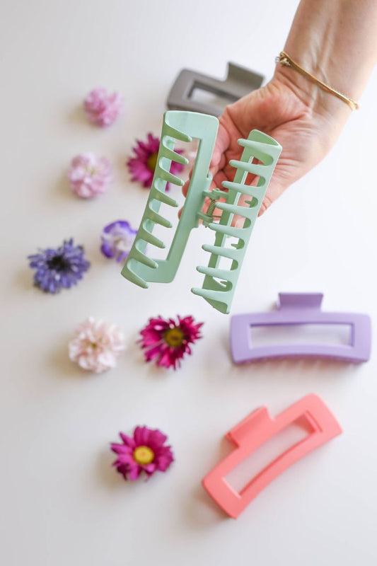 Seafoam Green XL Hair Claw Created Mother