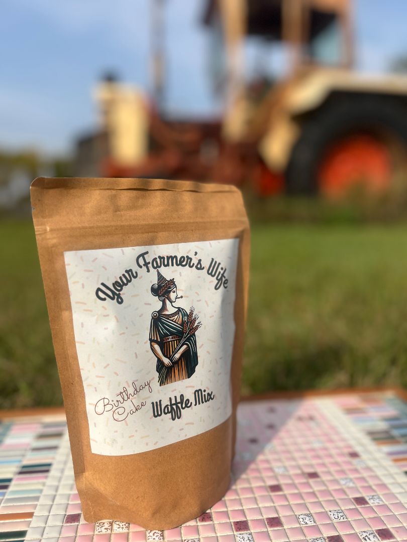 Your Farmer's Wife Birthday Cake Waffle Mix