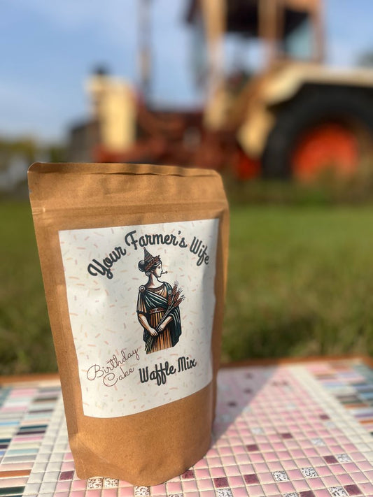 Your Farmer's Wife Birthday Cake Waffle Mix