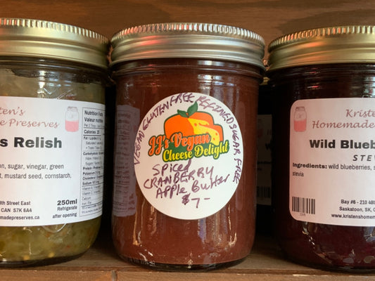JJ’s Vegan Cheese - Spiced Cranberry Apple Butter