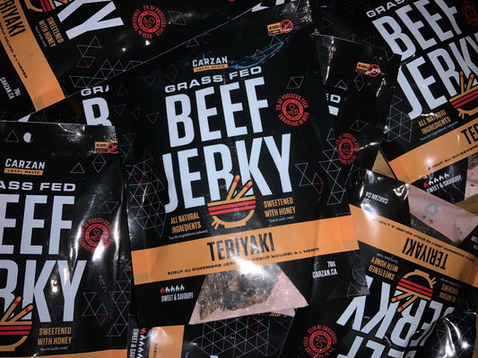 Carzan Local Meats Ltdr - Grass Fed Beef Jerky - Teriyaki