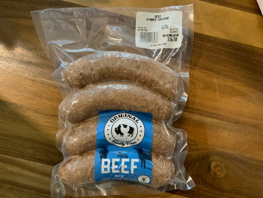 Original Family Farm - Beef Dinner Sausage