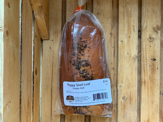 Donna’s Country Kitchen - Poppyseed Loaf - Double Stuffed