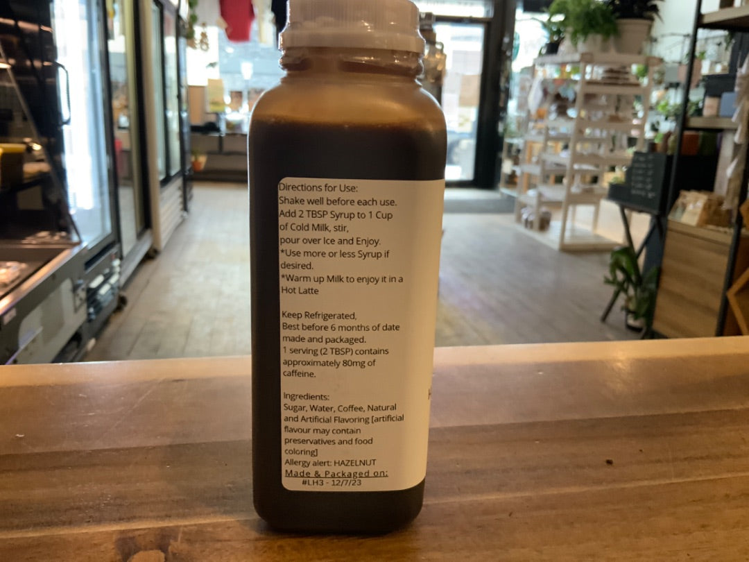 OMA's Pantre - Latte Syrup - Hazelnut