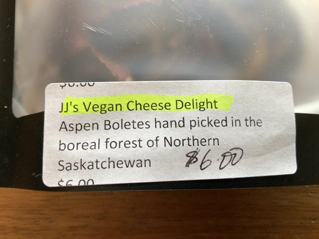 JJ's Vegan Cheese Food - Dried Aspen Bolete Mushrooms