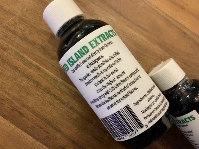 Red Island Extracts - Vanilla Extract (120ml)