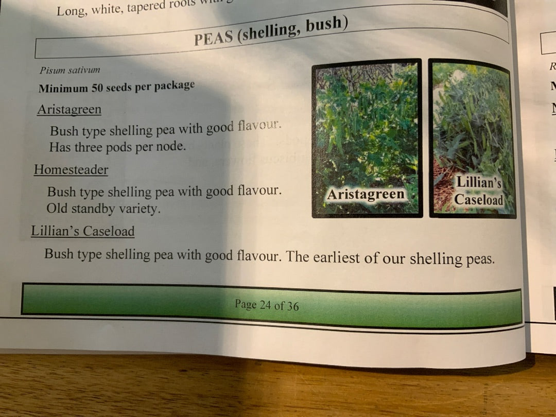 Ava’s Seeds - Pea (Shelling)