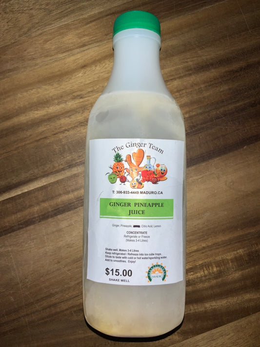 Ginger Guys - Frozen Fruit Juice - Pineapple (No Sugar)