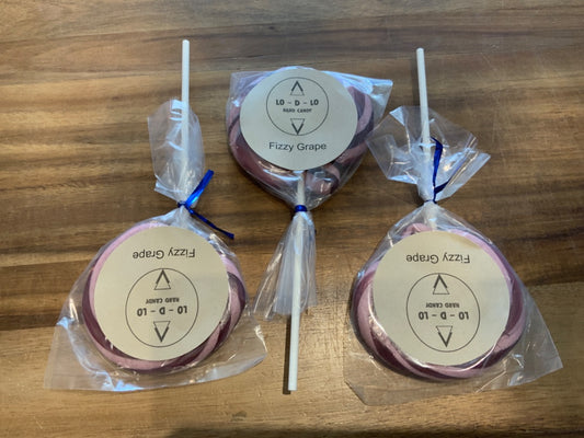 Lo-D-Lo Candy Co - Lollipop - Fizzy Grape