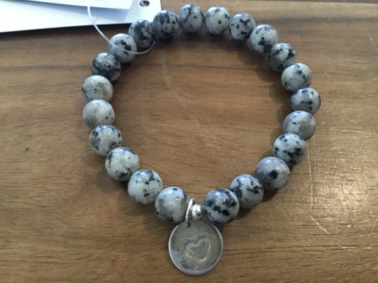 K&B Jewelry - Bracelet - Sesame Jasper (Tranquility) - B421-SS