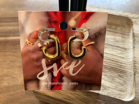 Sve Jewels - Earrings - Sleek Hoops