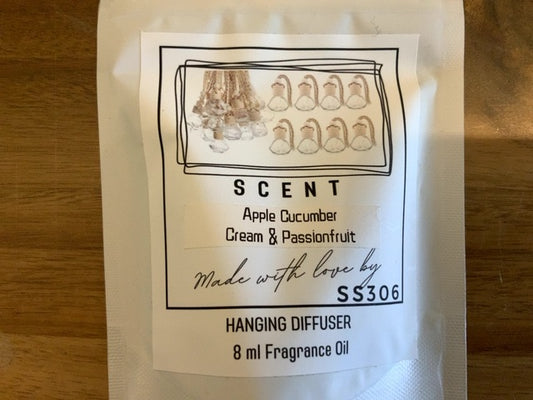 SS306 Artisan - Apple Cucumber Cream & Passionfruit Hanging Diffuser