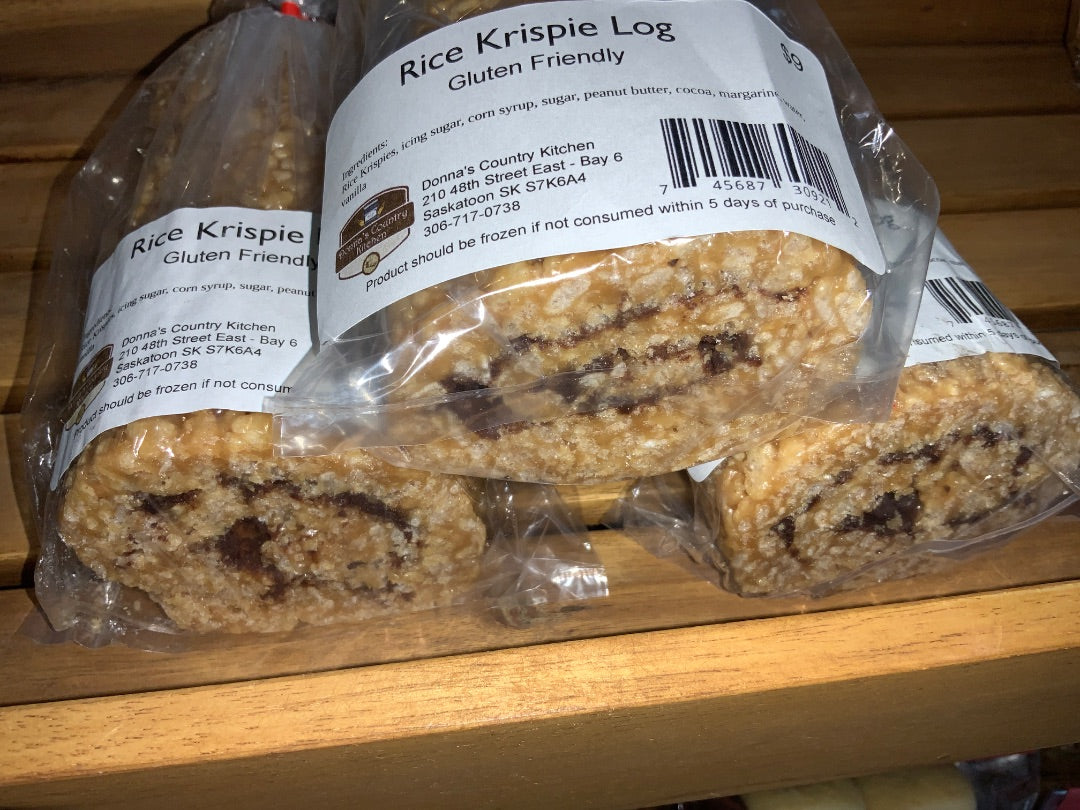 Donna’s Country Kitchen - Cakes/Squares - Rice Krispy Logs