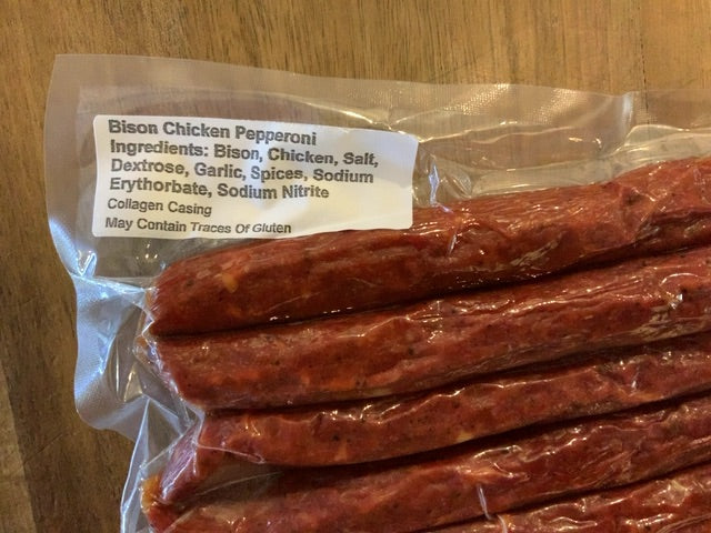 Original Family Farms - Bison & Chicken Pepperoni Sticks