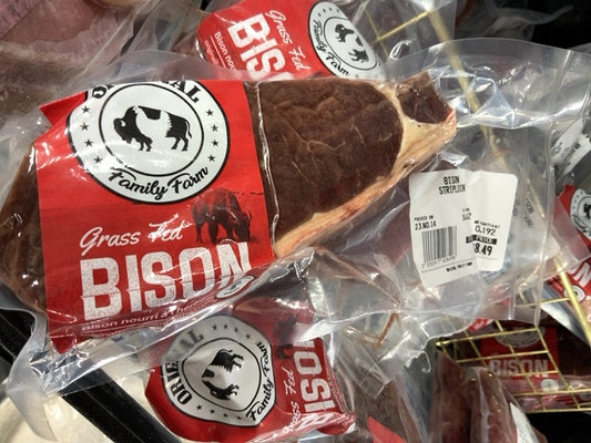 Original Family Farms - Bison Striploin Steak (~225g)