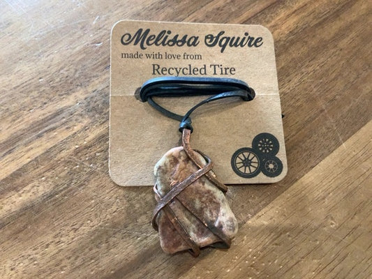 Melissa Squire Artisan - Recycled Tire Necklace 3