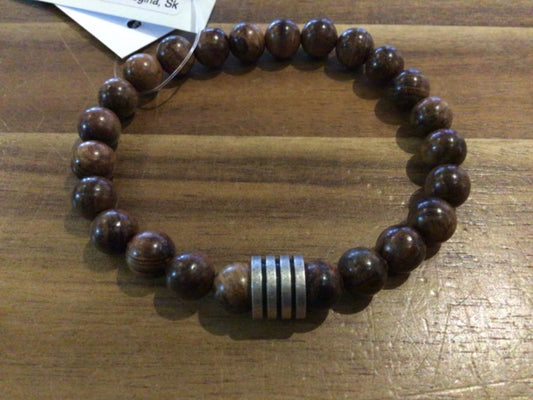 K&B Jewelry - Bracelet - Sandalwood (Tranquility) - B438-SS